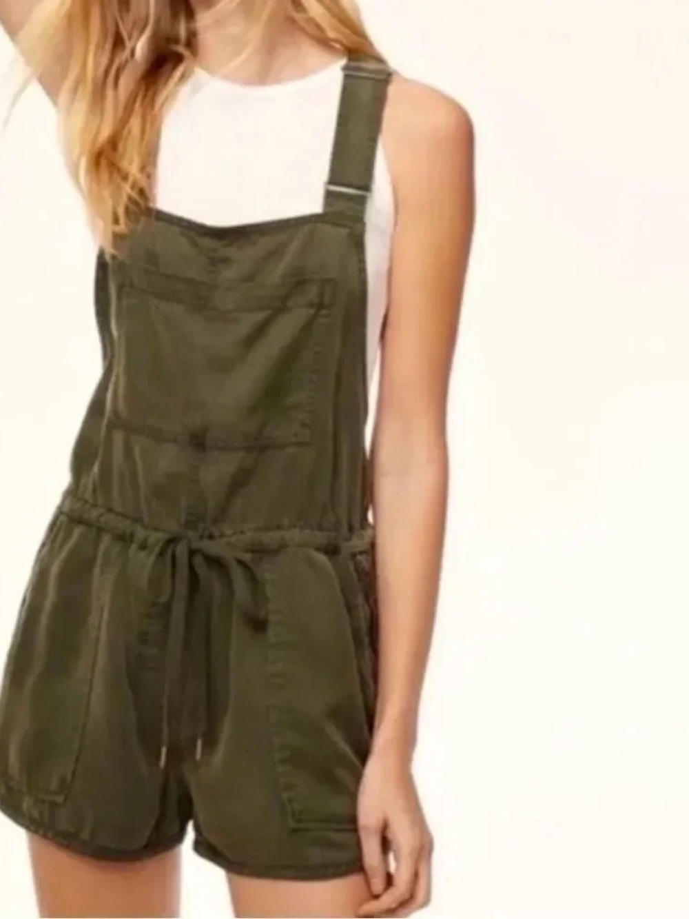 Aritzia Wilfred Free Beatriz Overall Shorts Romper S